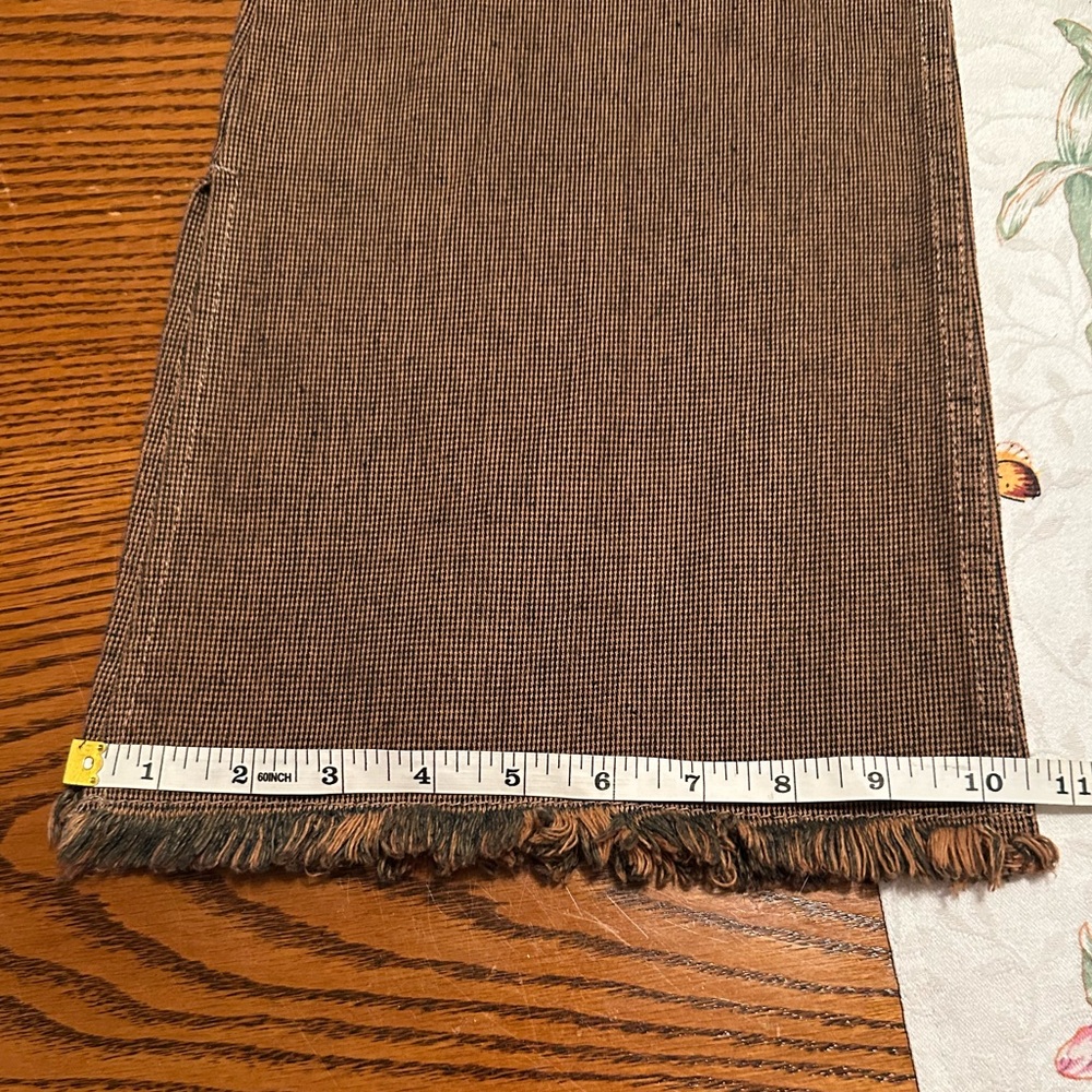 Elegant Brown Wide Leg Women's Pants - Picture 10 of 10